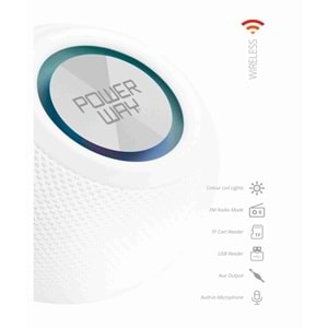 Powerway VOICE Ball Taşınabilir Radyolu Bluetooth Hoparlör