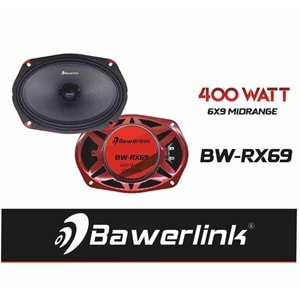 Bawerlink BW-RX69 6x9 400 Watt Oval Mıdrange Oto Hoparlör