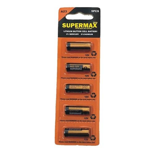 Surepmax A23 (5 paket) Lityum pil