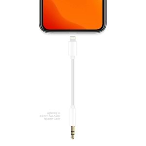 Powerway AC05 Lightning Uyumlu Aux Çevirici Iphone Ipad 3.5mm Jack Aux Kablosu